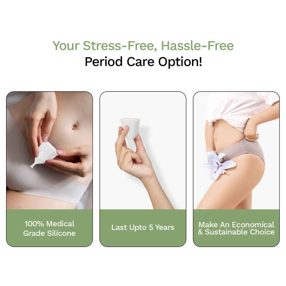 Pee Safe Menstrual Cup | Leak-Free, Comfortable & Reusable - Large