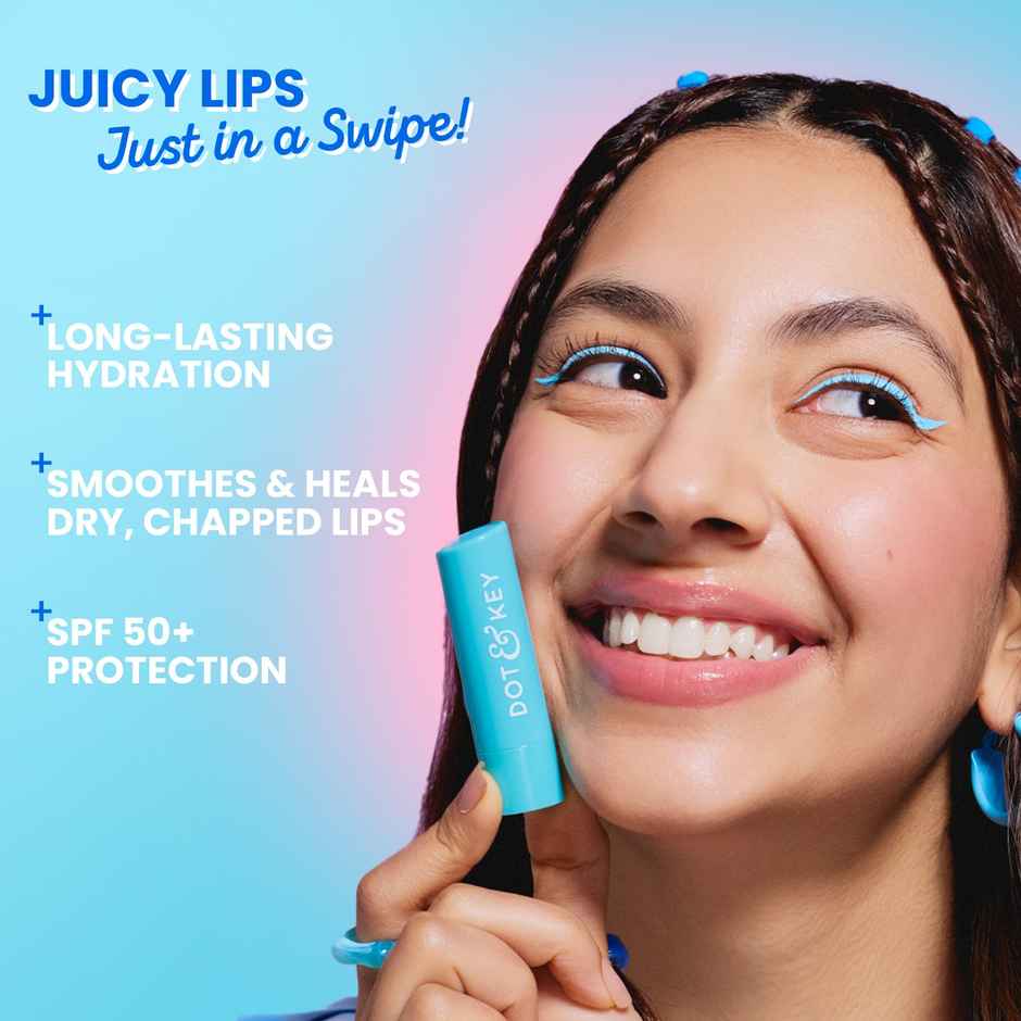 Dot & Key Barrier Repair Hydrating Lip Balm SPF 50 | Blueberry Bliss