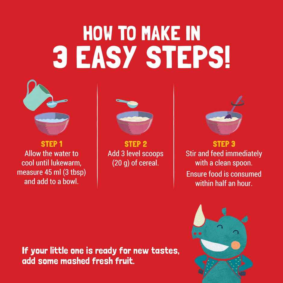 Slurrp Farm cereal - Wheat Apple and Date with Milk | No Added Sugar | No Powder