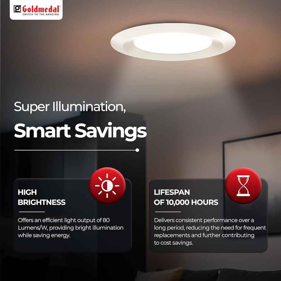 Goldmedal Ligo 7W Led Downlight - Round