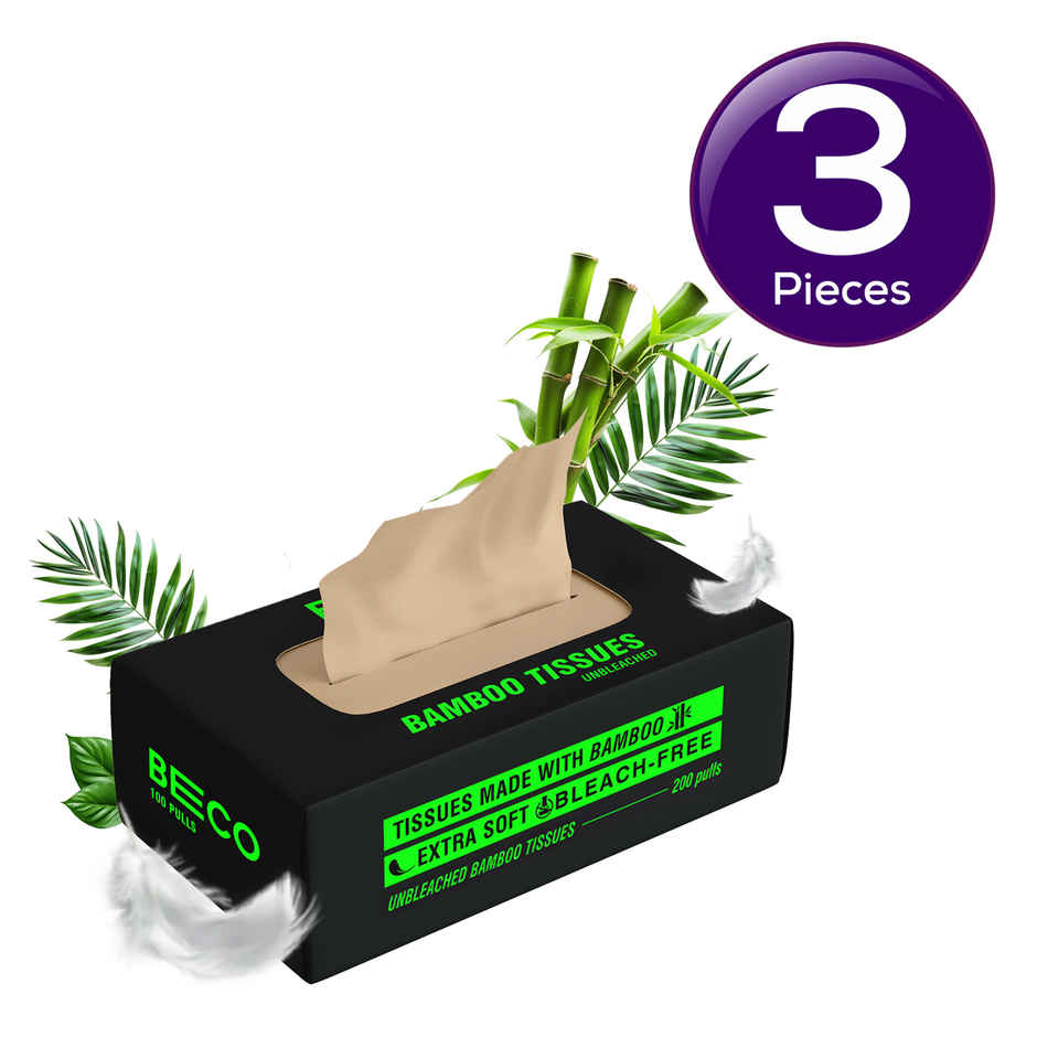 Beco Super Soft Facial Tissue paper - Carbox - 2 ply Combo