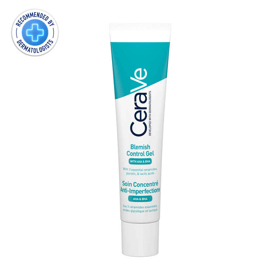 CeraVe Blemish Control Gel With 2% Salicylic Acid, AHA & Niacinamide For Acne Spot Treatment