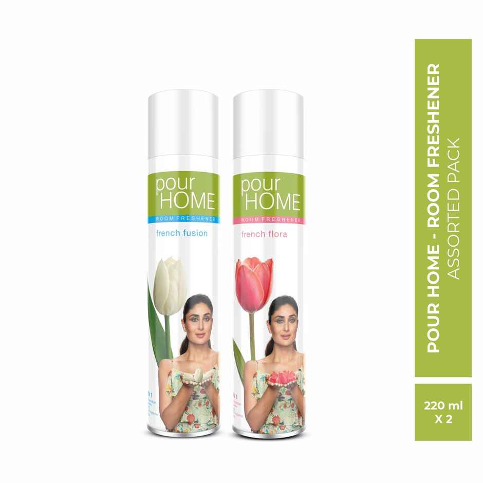 Pour Home French Flora & French Fusion Room Freshener Spray