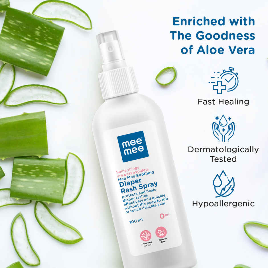 Mee Mee Soothing Diaper Rash Spray for baby with natural ingredients -100 ml
