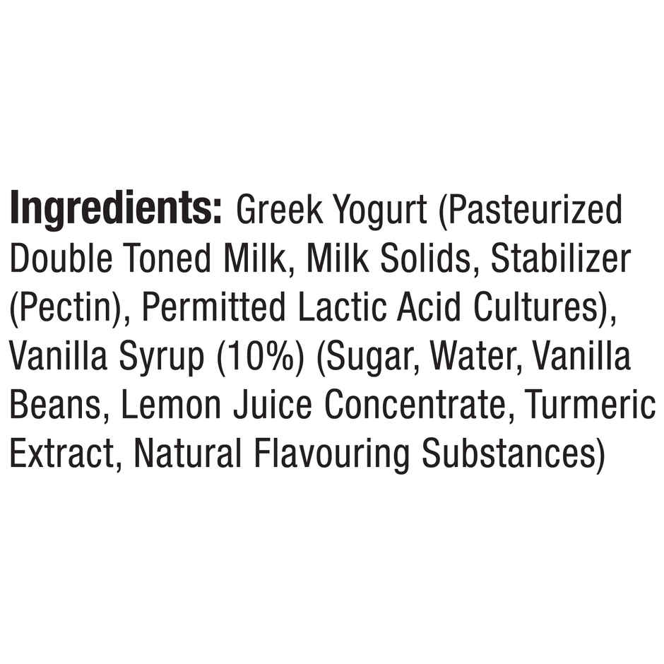 Epigamia Greek Yogurt- Vanilla Bean