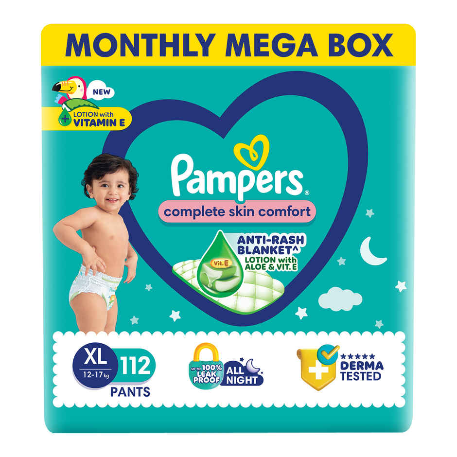 Pampers All Round Protection Pant Style Diaper | XL | 112 pcs
