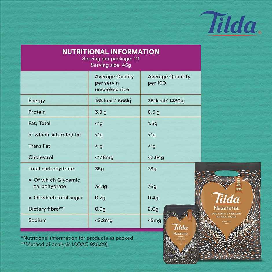Tilda Nazrana Basmati Rice