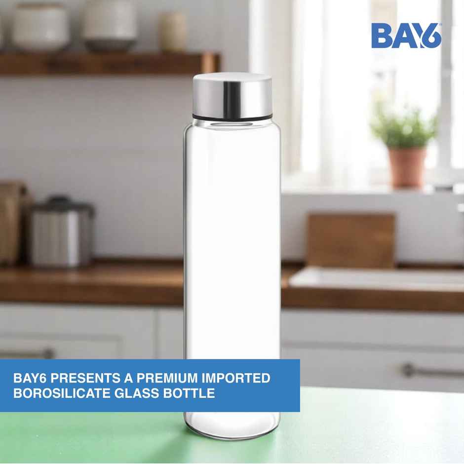 BAY6 Borosilicate Glass Bottle 1 L
