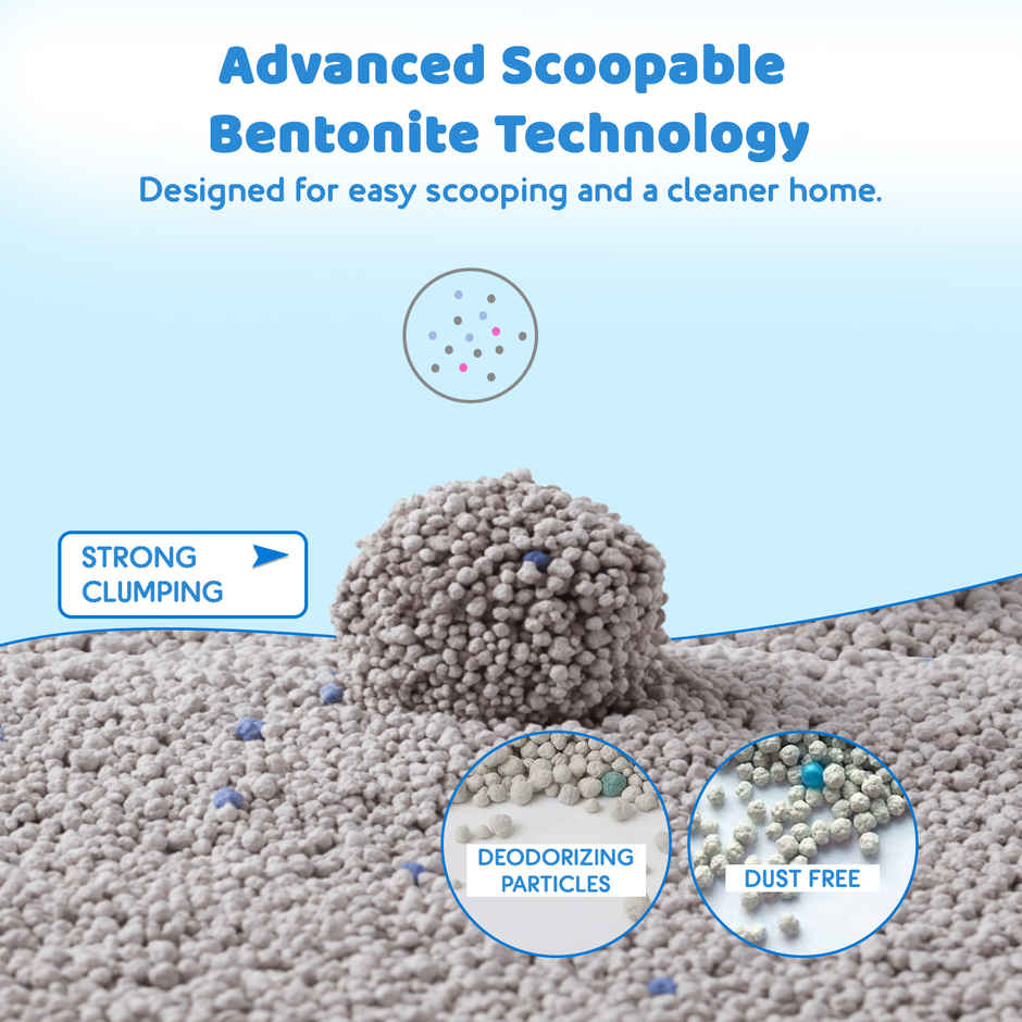 Petoska Bentonite Cat Litter | Unscented
