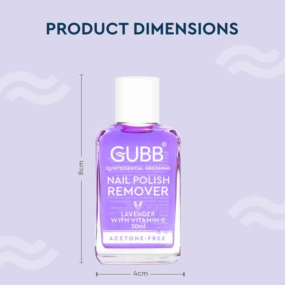 GUBB Nail Polish Remover | Lavender