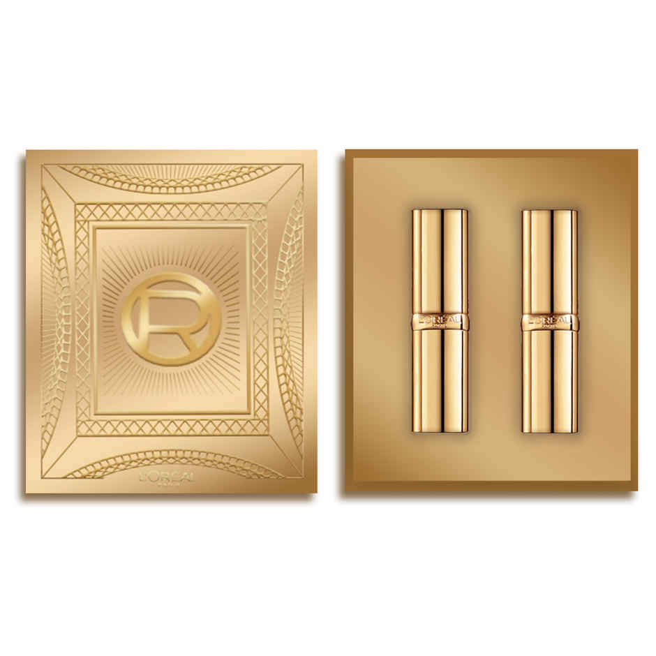 L'Oreal Paris Golden Glam Lip Kit, Color Riche Satin