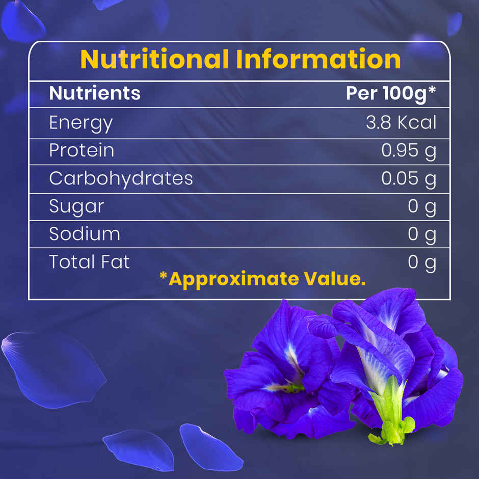 NutroVally Butterfly Blue Pea Flower Tea