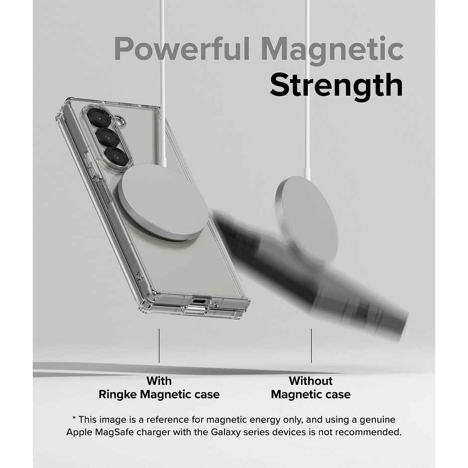 Ringke Samsung Galaxy Z Fold 6 Back Cover Case | Fusion Magnetic - Clear