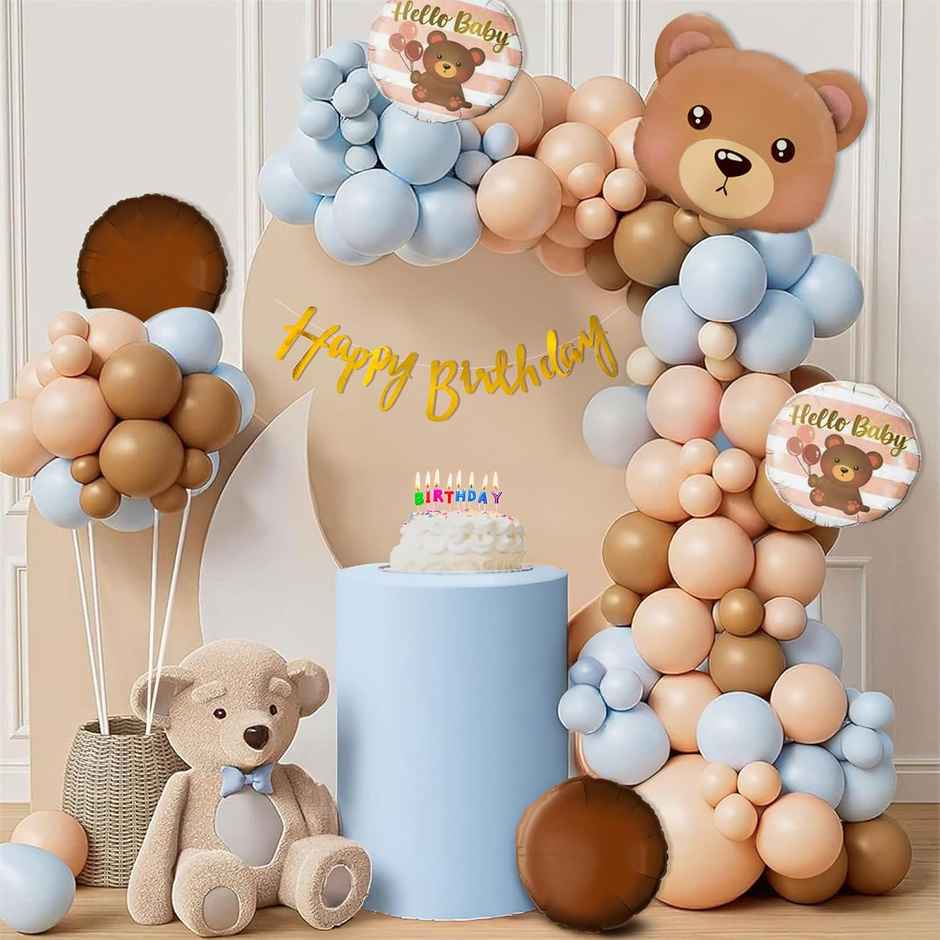 Teddy Bear Theme Birthday Decor With Foil Balloon Set | Special You