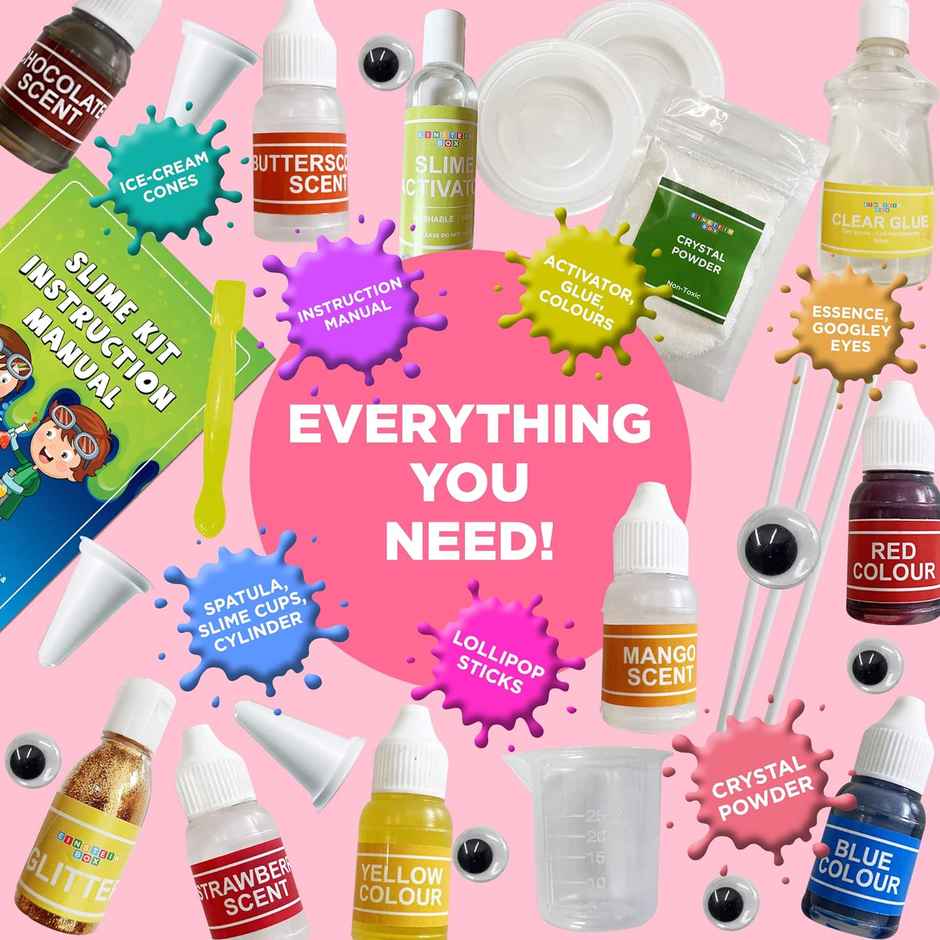 Einstein Box Ultimate Slime Kit For Boys & Girls Ages 4-6-8-12-14Years