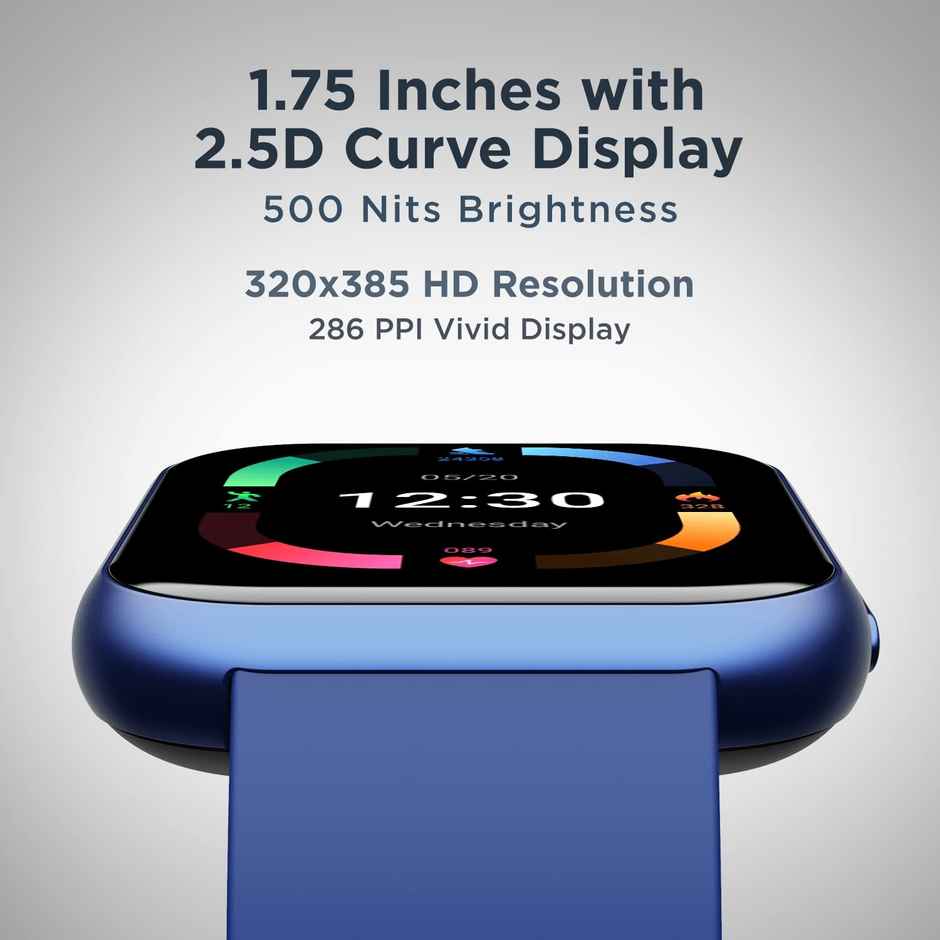 boAt Blaze Smartwatch | 1.75" Display - Deep Blue