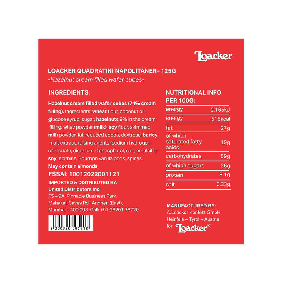 Loacker Quadratini Napolitaner