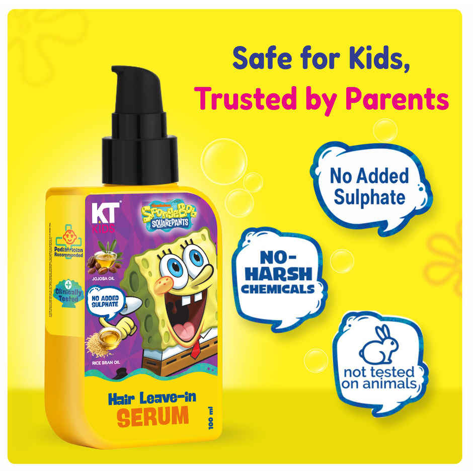 KT Kids Hair Leave In Serum (Rice Bran Oil & Jojoba) 1 Pack