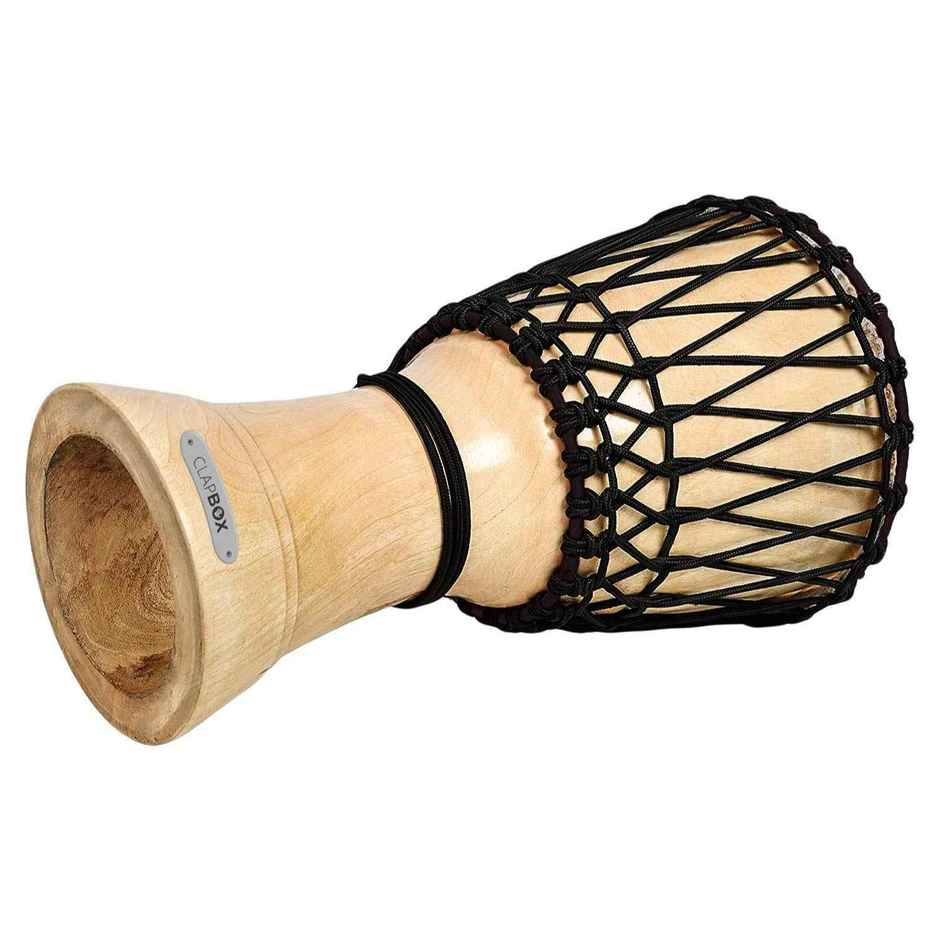 Clapbox Djembe - Mango Wood (10 Inches, Natural)