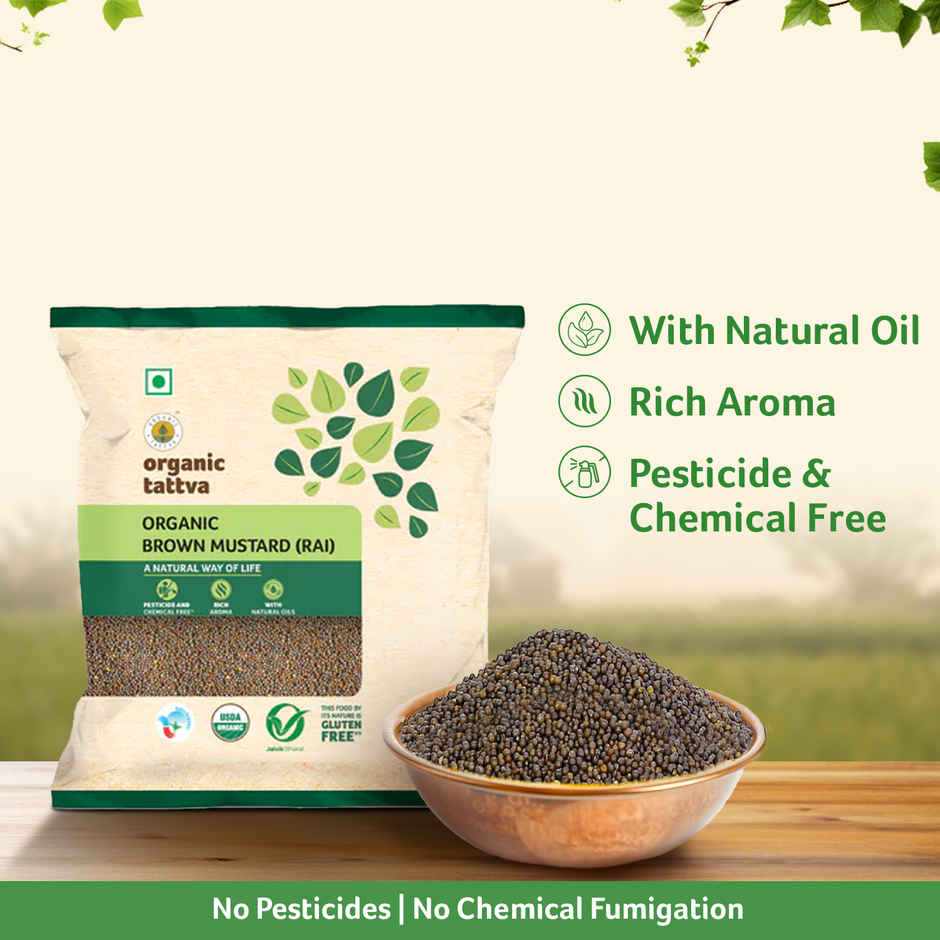 Organic Tattva Brown Mustard (Rai)