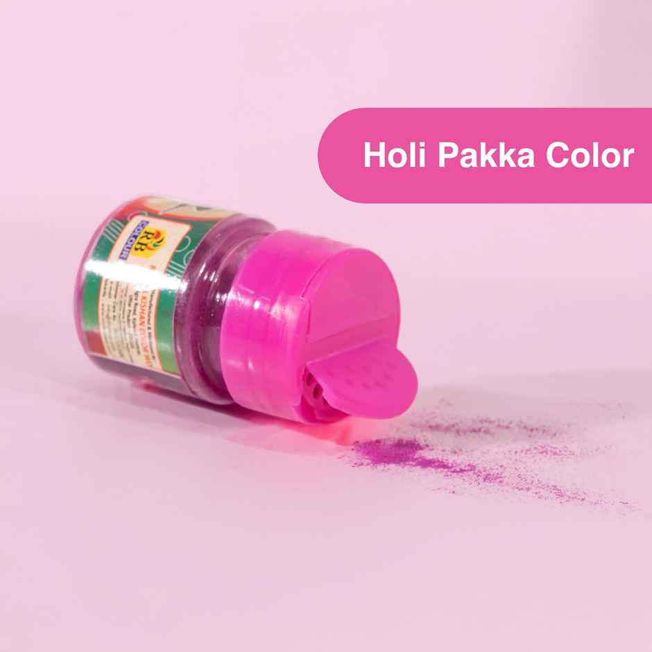 Cock Rooh Rang Tik Tok | Pink | 15 g | Holi Pakka Color | Pichai