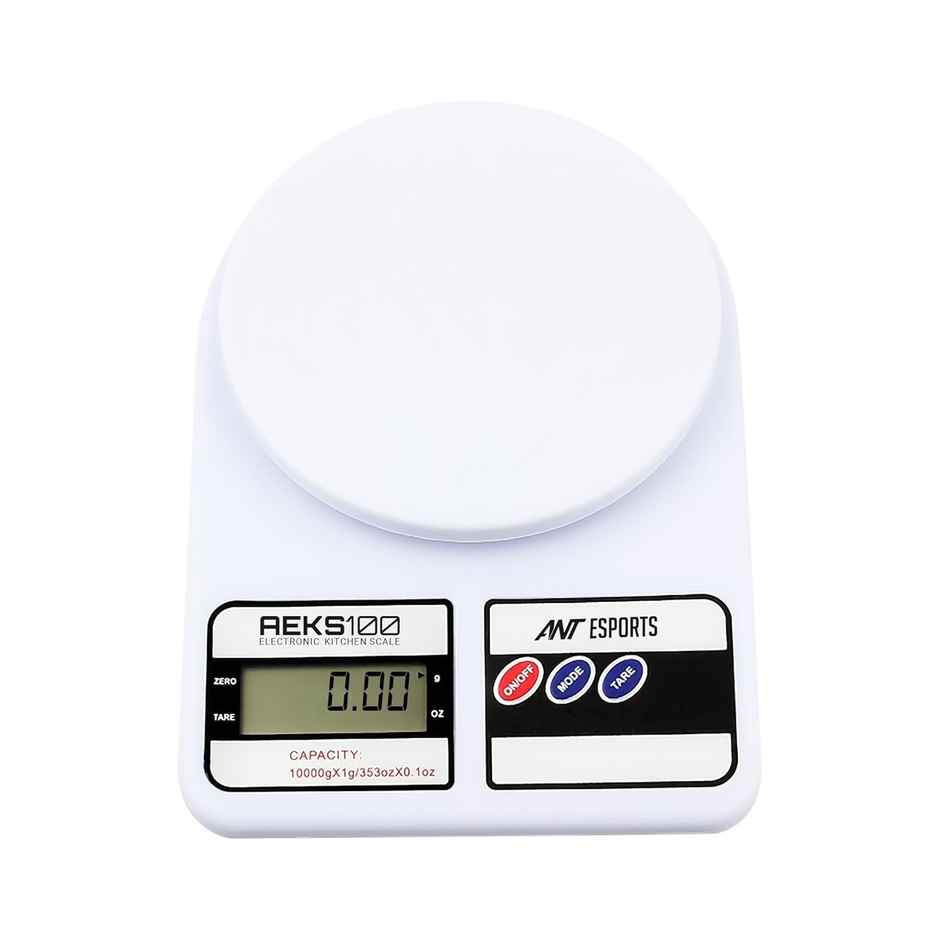 Ant Aeks100 Kitchen Digital Weighing Scale | White - 1 Unit