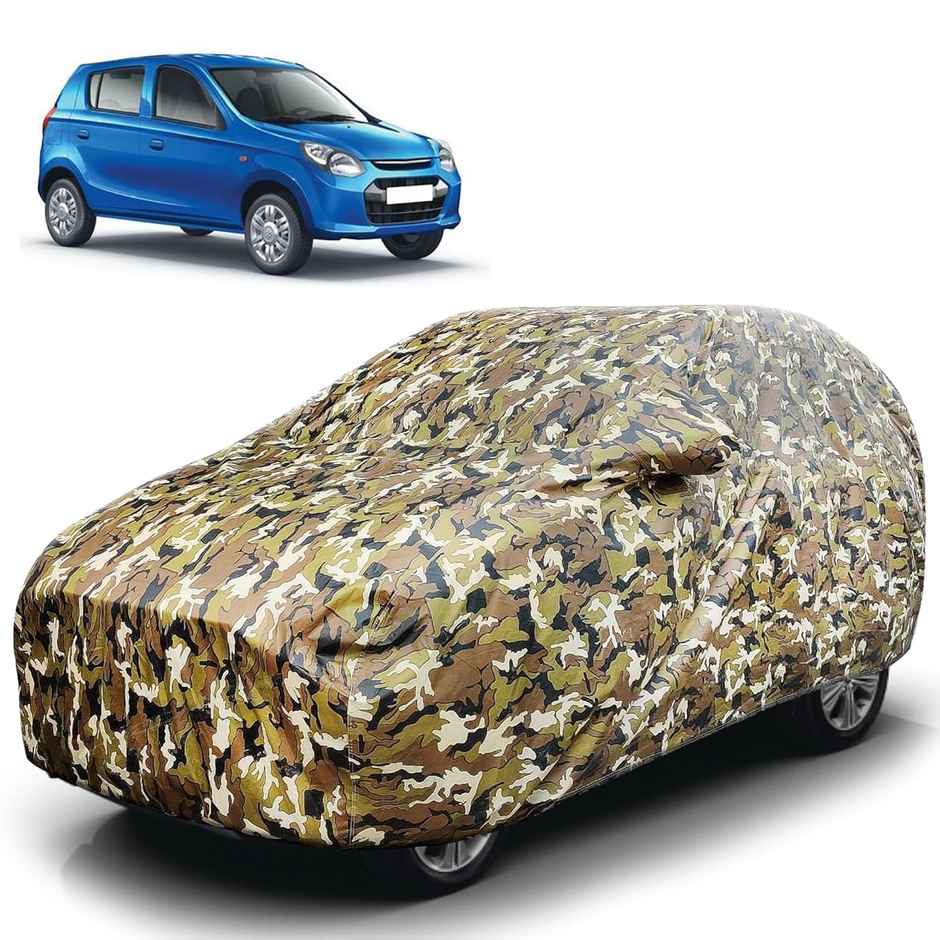 Autofy Defo Car Cover For Maruti Suzuki Alto K10, Alto 800 | Year 2018 Onwards - Flock Layer Inside