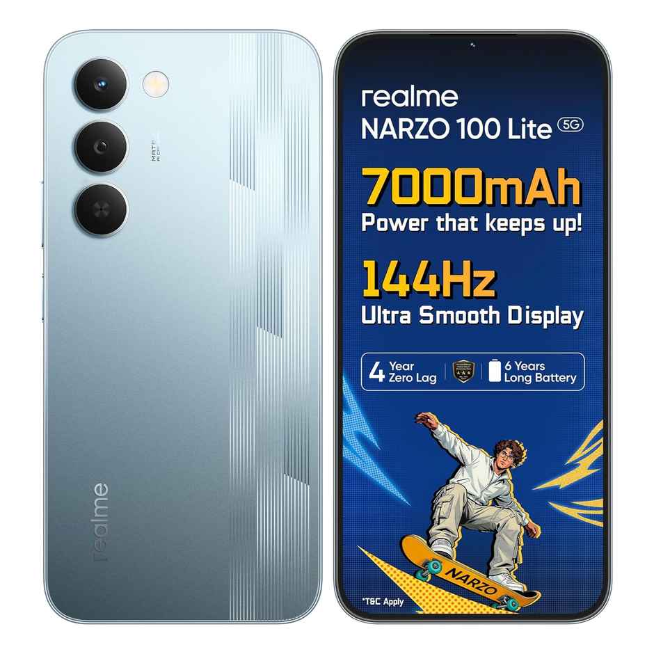 Realme Narzo 100 Lite 5G | 4GB RAM | 128GB Storage | Frost Silver