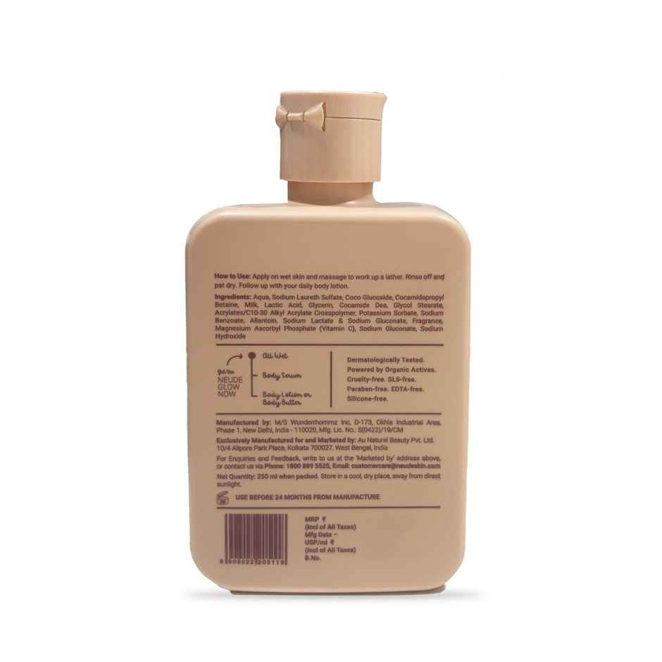 Be Neude Skin Deep Cleansing, Detanning, Hydrating Milk Body Wash - All Wet