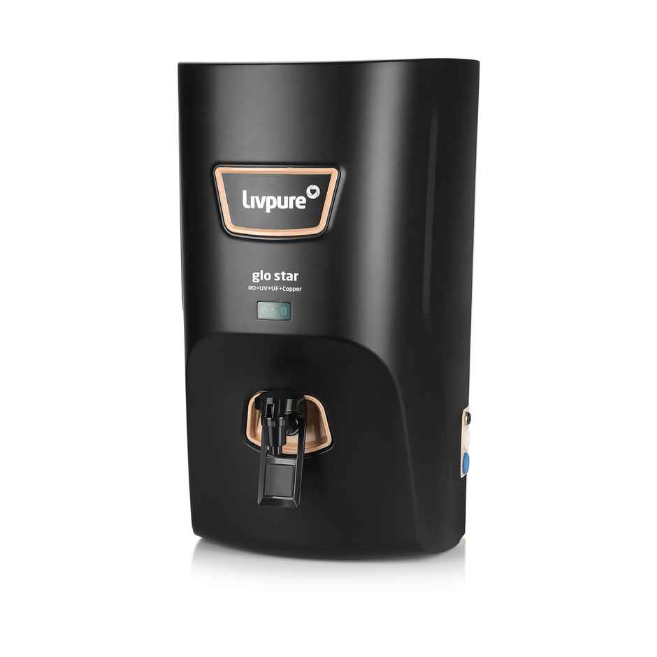 Livpure Glo Star Copper Water Purifier | 8 Stage Advanced Purification | RO+UV+UF Copper