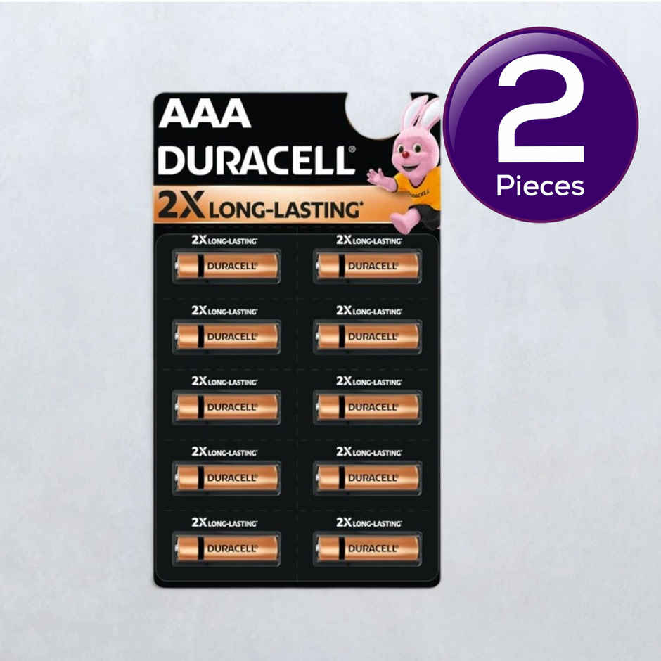 Duracell Alkaline AAA Battery (Pack of 10) Combo