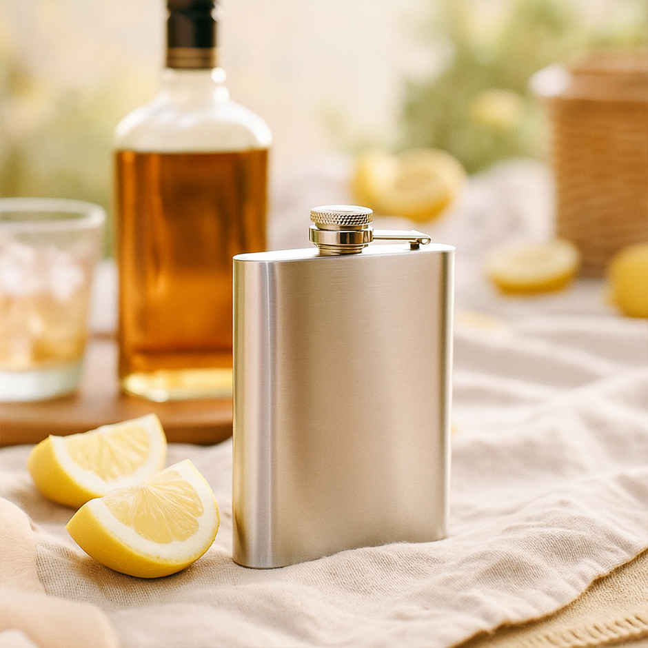 Stainless Steel Hip Flask Portable Beverage Holder