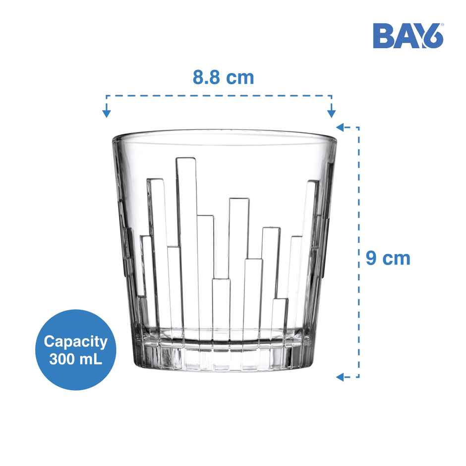 Premium Whisky Glass Set | 300 ml | 6 pc | BAY6