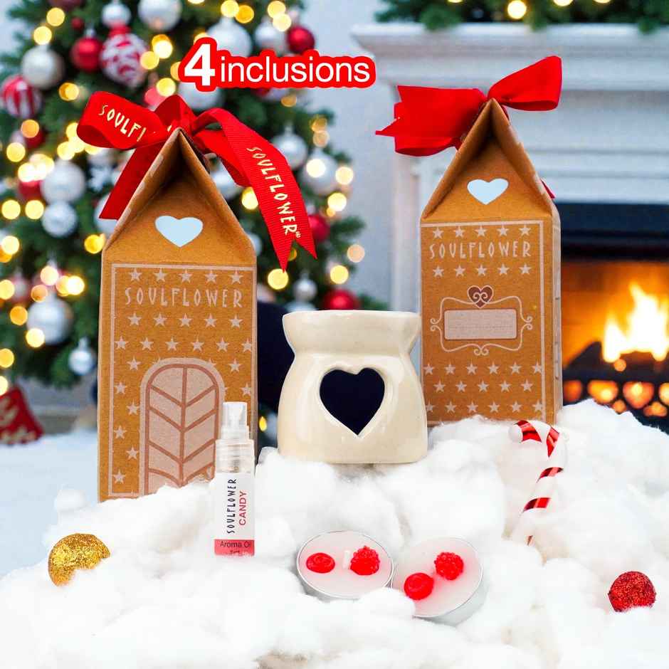 Soulflower Mothers Day Party Aroma Home Diffuser Gift Hamper | Celebration Fragrance Set 1.0 PIECE