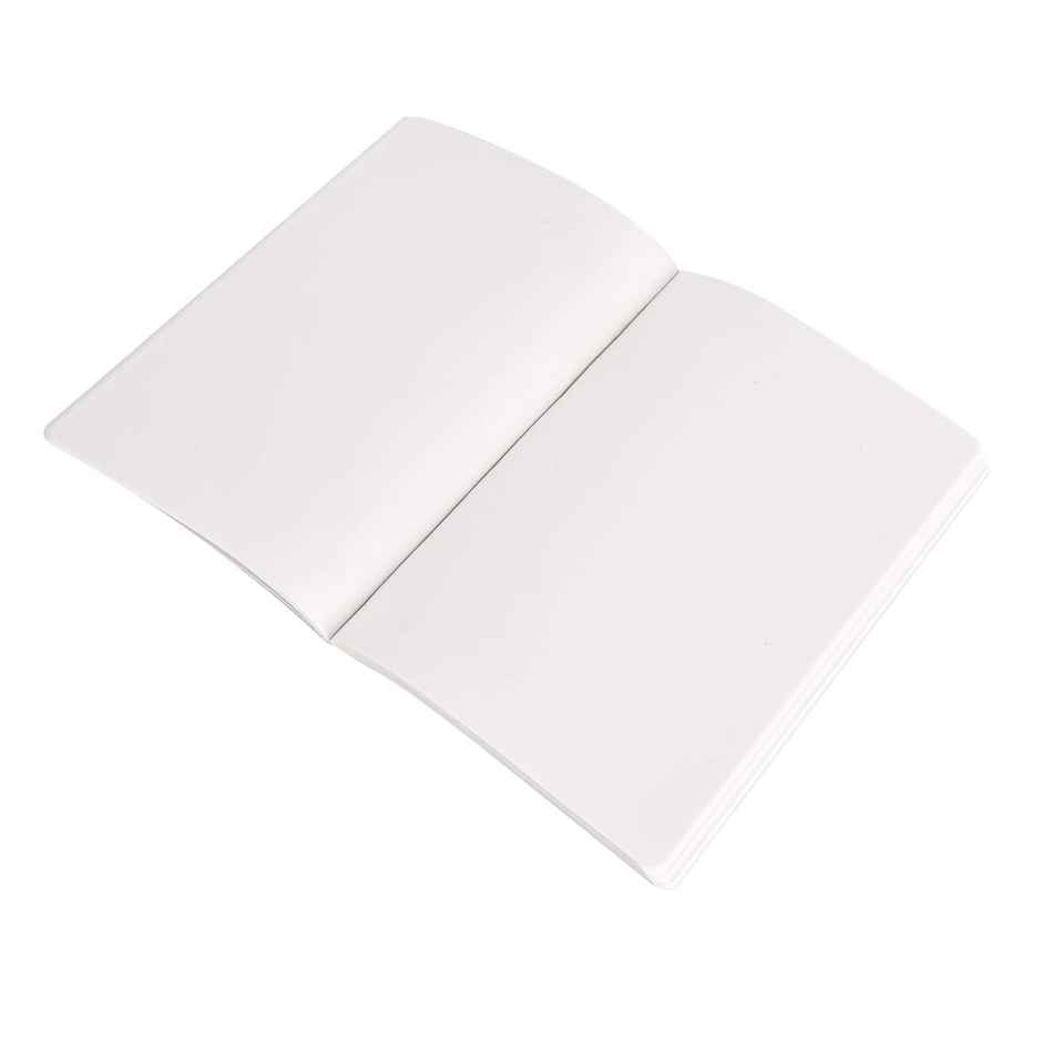Papboo Unruled Soft Bound Notebook Matte Finished Cover (120 Pages, 21 x 15 cm, 80 Gsm)