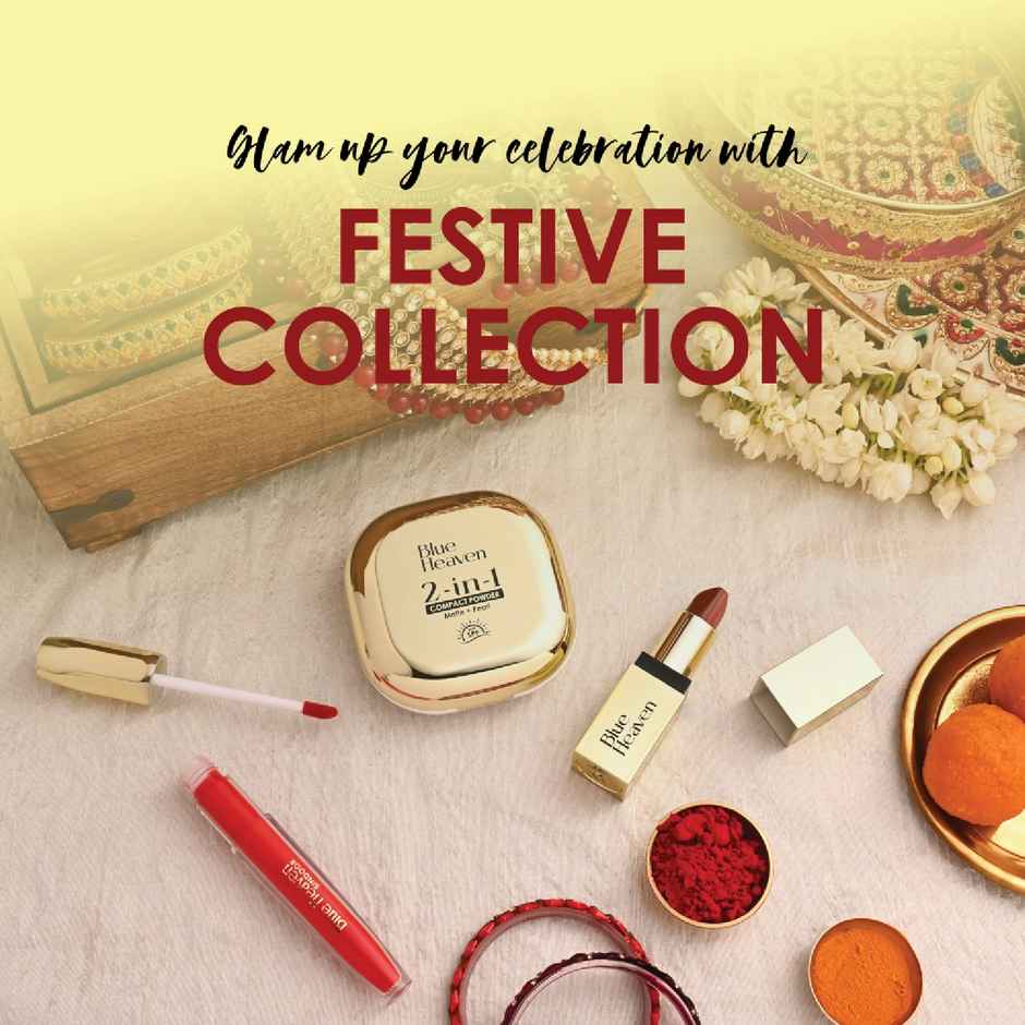 Blue Heaven 2 In 1 Festive Lipstick Dual Shade Ultra Lightweight Soft Matte Finish - C9