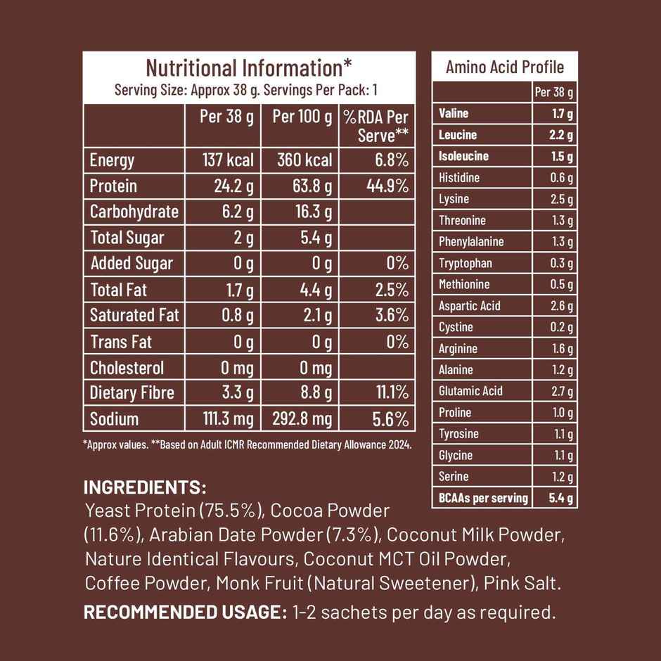 Mille Yeast Protein Dark Chocolate