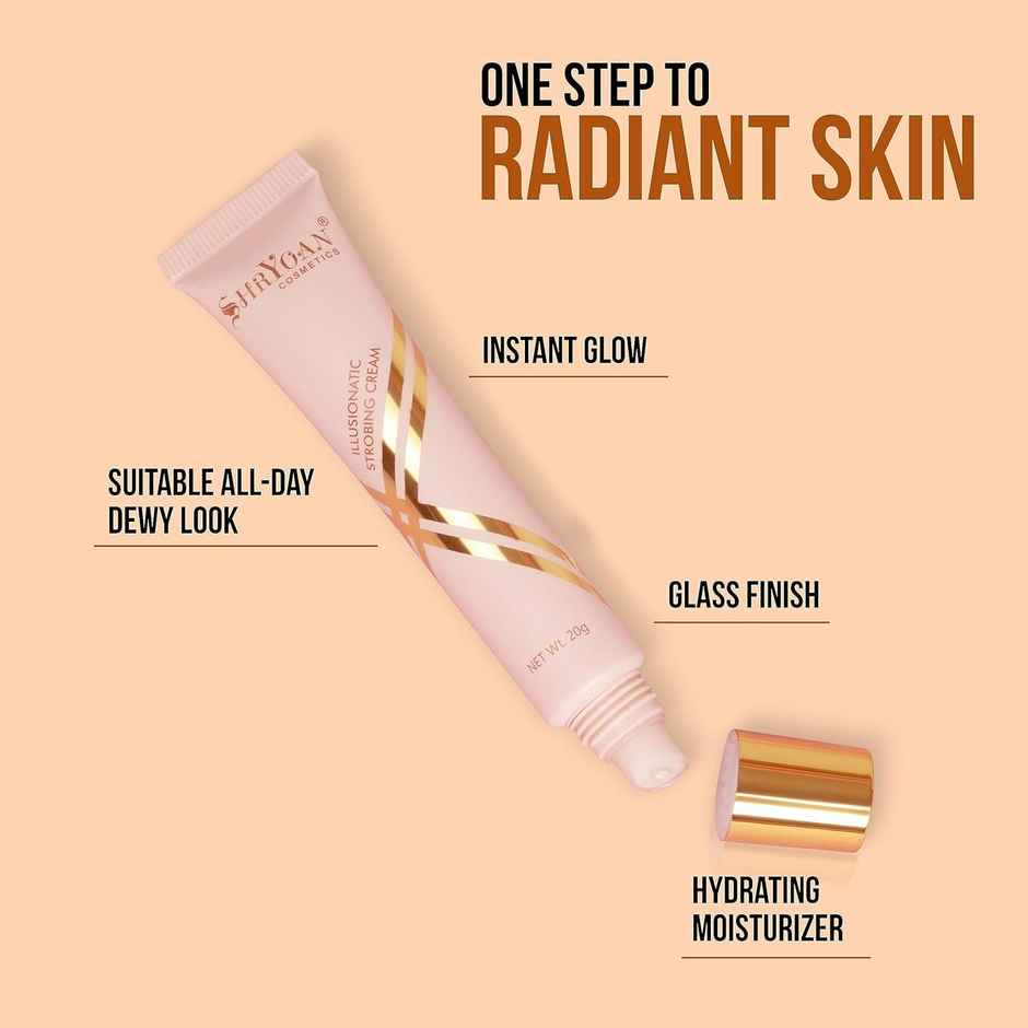 Shryoan Illuminating Strobing Moisturizer Cream Primer-Gold
