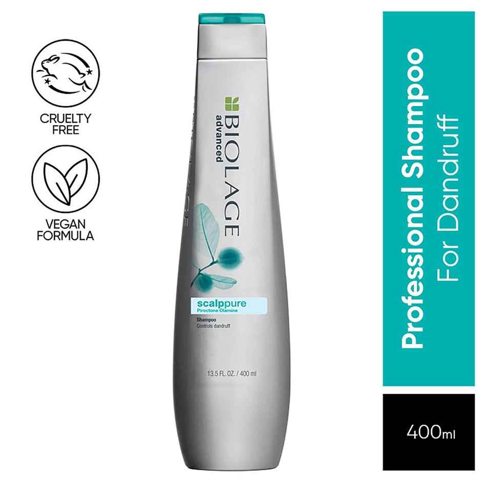 BIOLAGE SCALPPURE Anti-Dandruff Shampoo, 72 HR Scalp Detox, Vegan, No Added Parabens