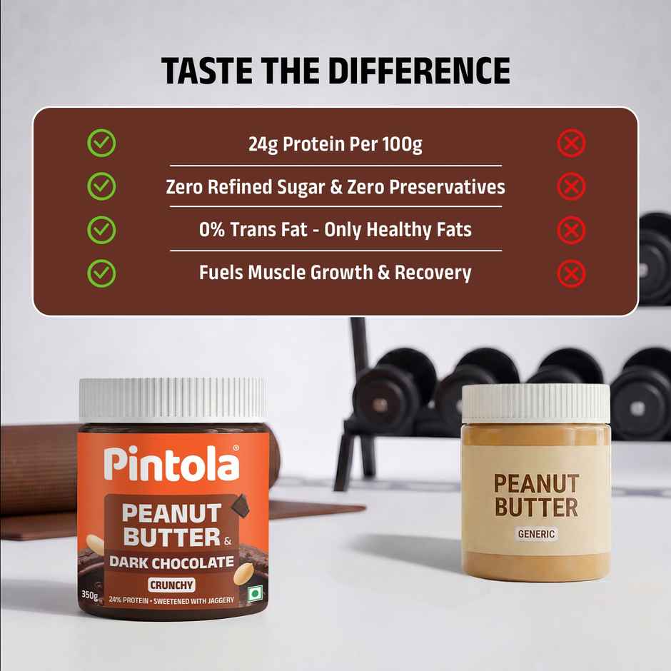 Pintola Dark Chocolate Crunchy Peanut Butter