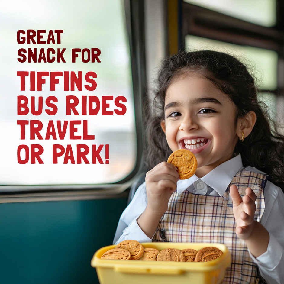 Slurrp Farm No Maida No Palm Oil Banana Oat Cookies - Yummy Biscuits for Kids