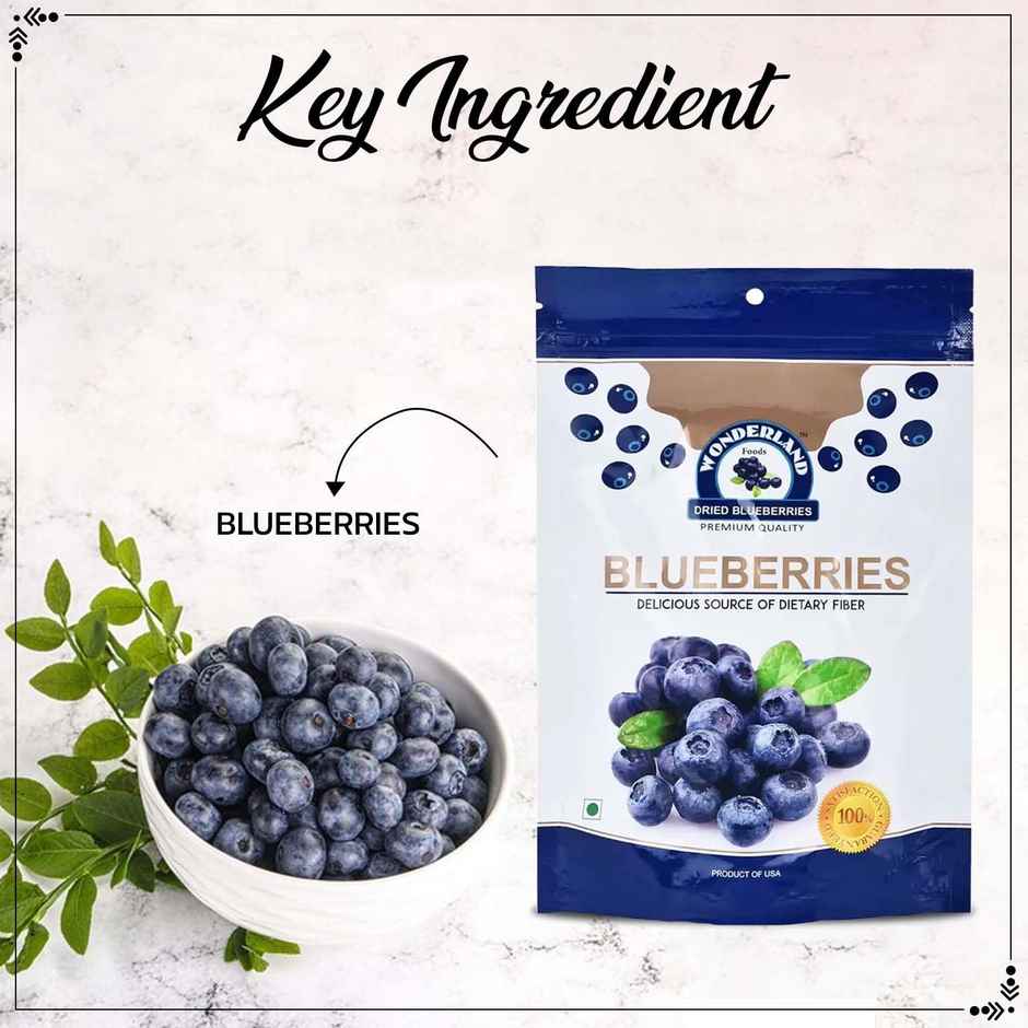 Wonderland Foods Dried Blueberries