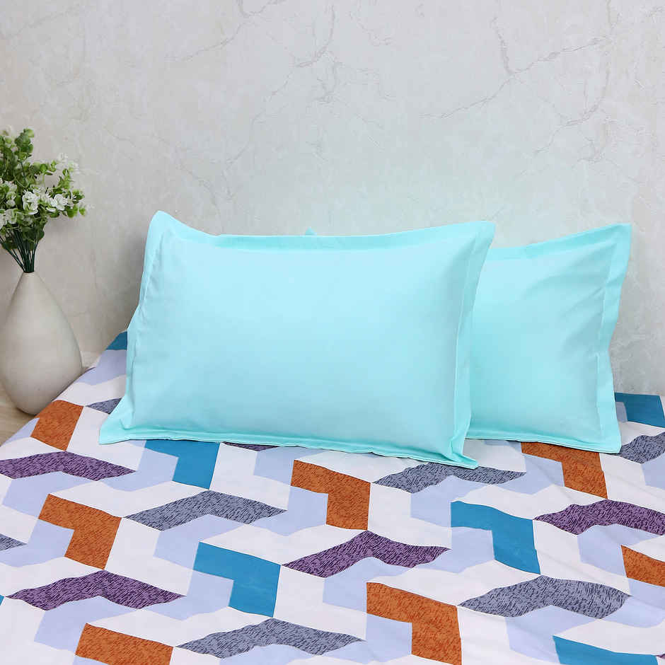 Status Pillow Cover Set Of 2 46 Cm x 69 Cm - Sea Green