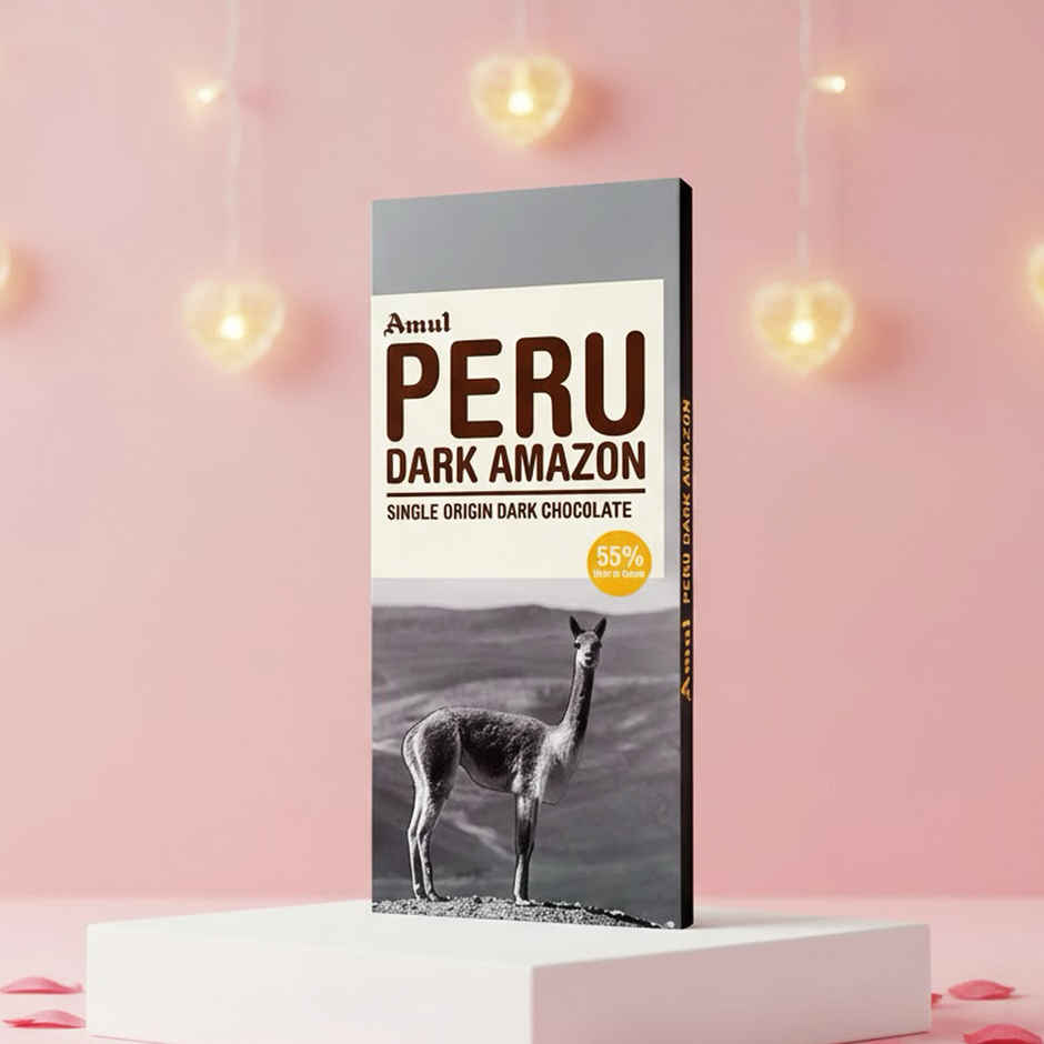 Amul Peru Single Origin Dark Chocolate Bar
