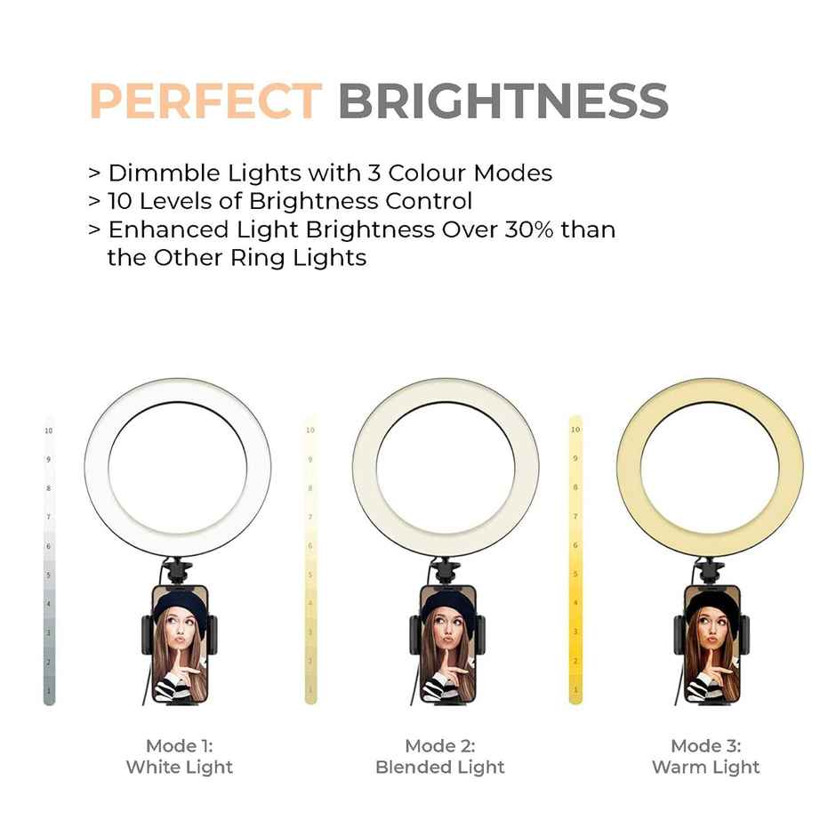 Tygot 10 Inch Ring Light (Without Stand)