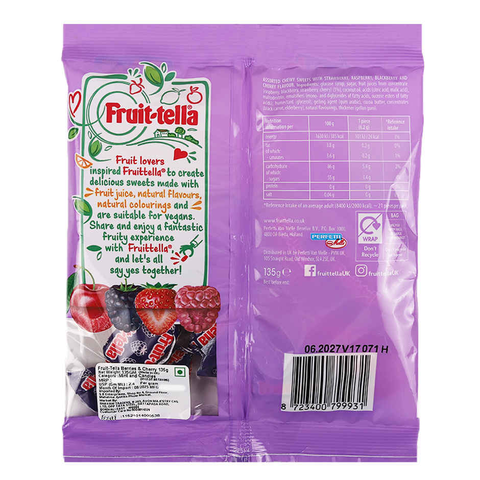 Fruit-Tella Berries & Cherry