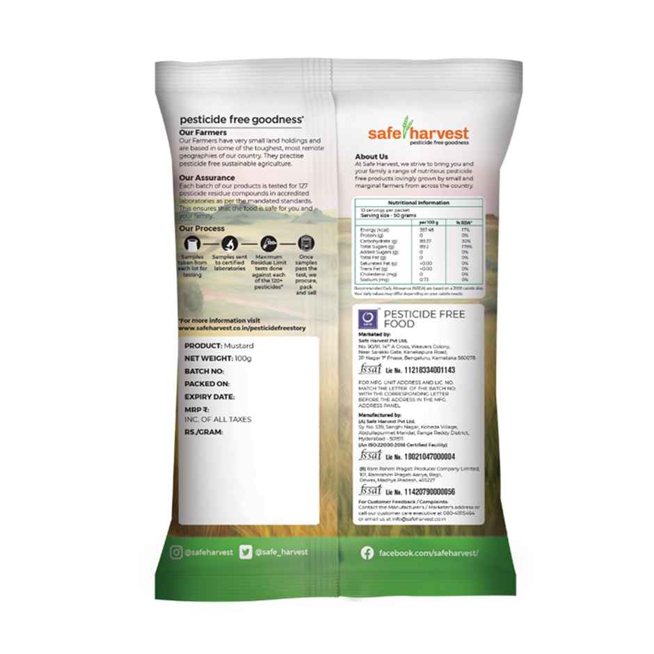 Safe Harvest Pesticide-Free Mustard