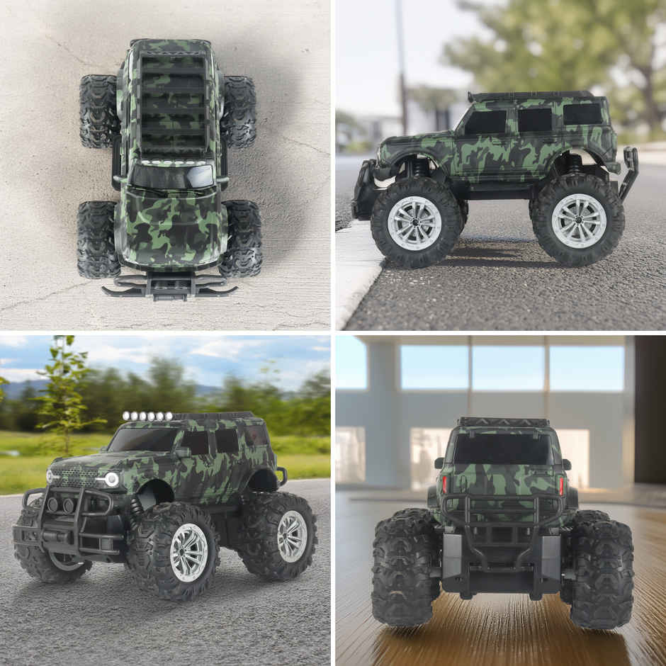 Race N Roll Off Roader Rechargeable Remote Control Monster Truck - For Military