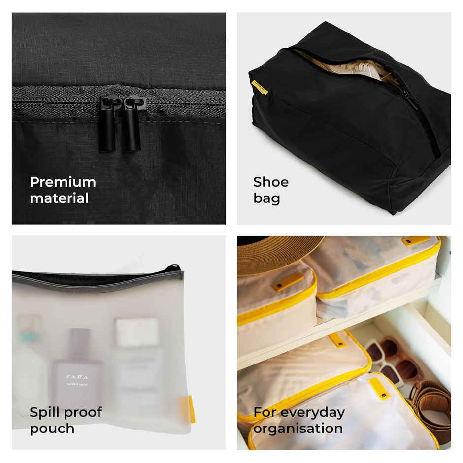 Mokobara Unisex Solid Nylon Travel Organizer | Crypto