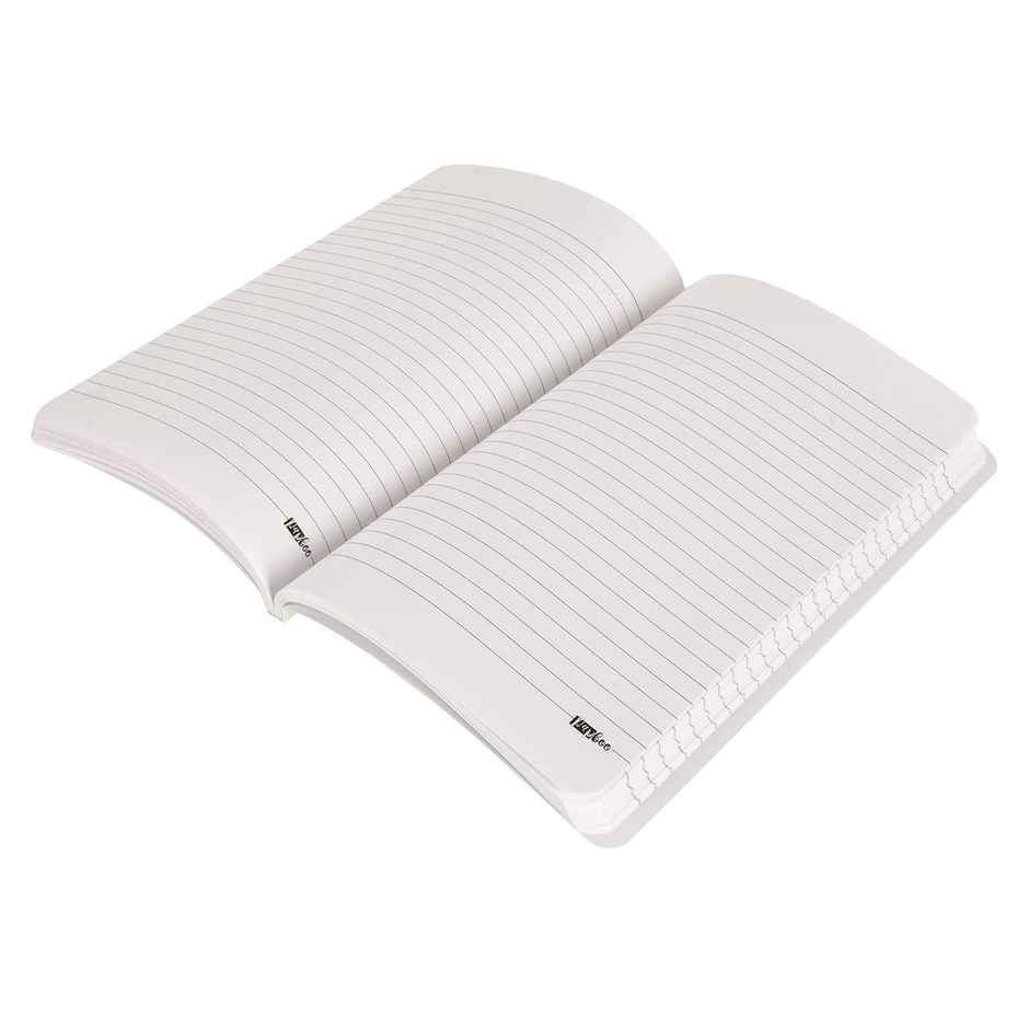 Papboo Ruled Soft Bound Notebook Matte Finished Cover, 80 Gsm Workuntill | 120 Pages, 21 x 15 cm